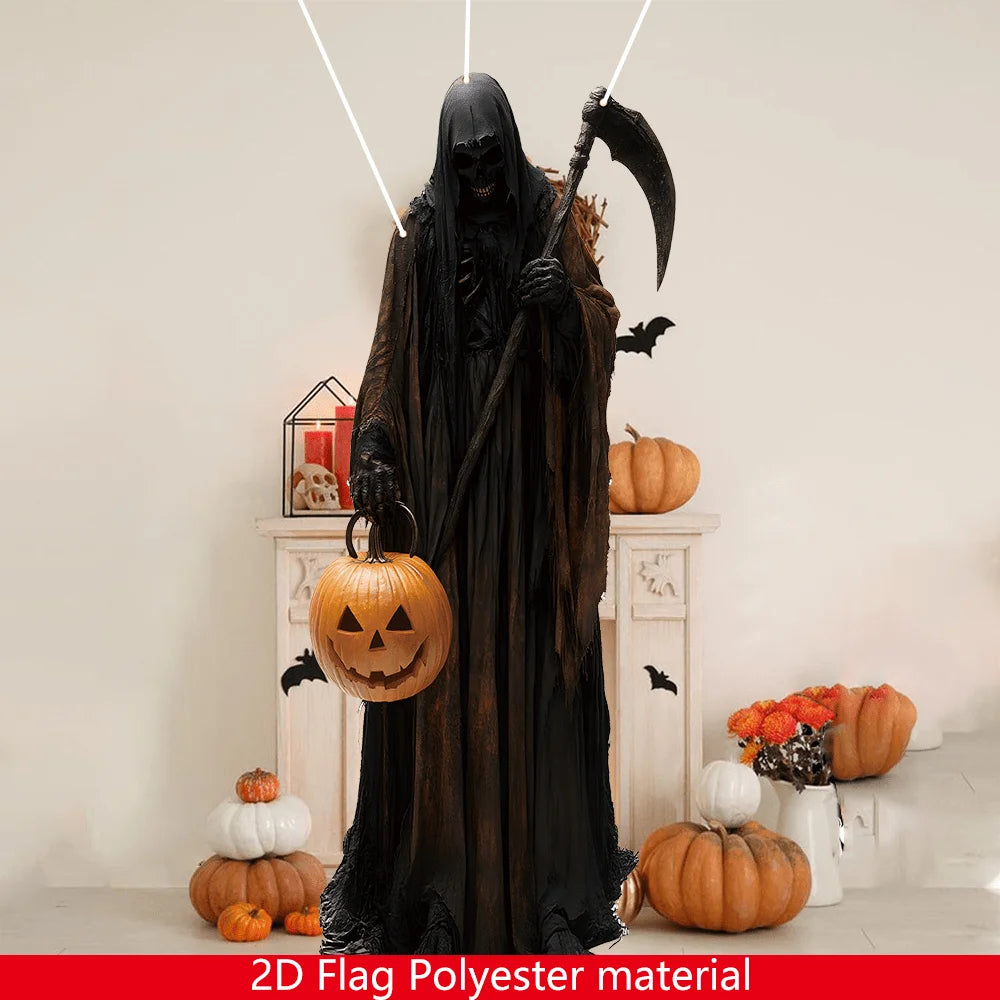 2D Evil Pumpkin Man – Halloween Horror Prop