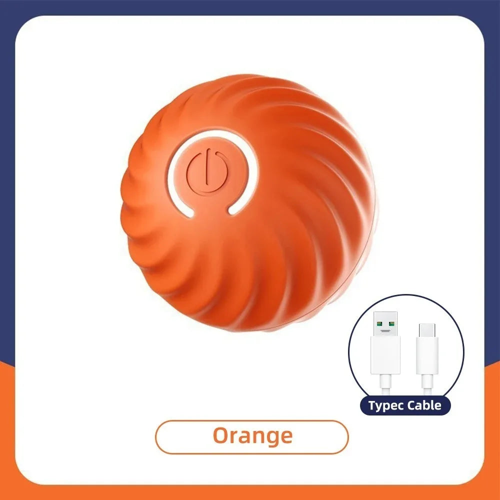 Smart Interactive Pet Toy Ball – USB Rechargeable with Lights