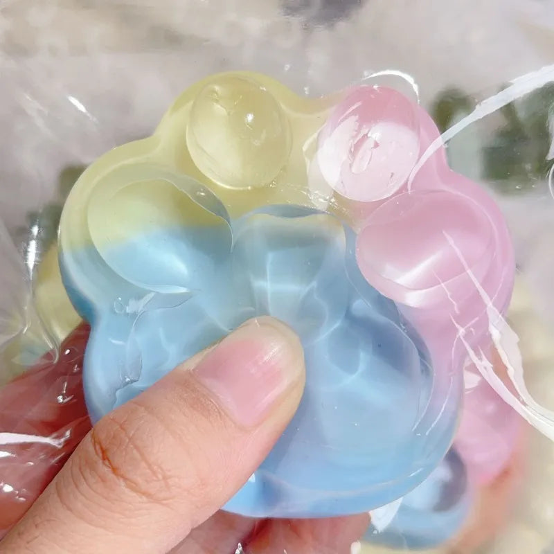 Rainbow Cat Claw Squishy Fidget Toy