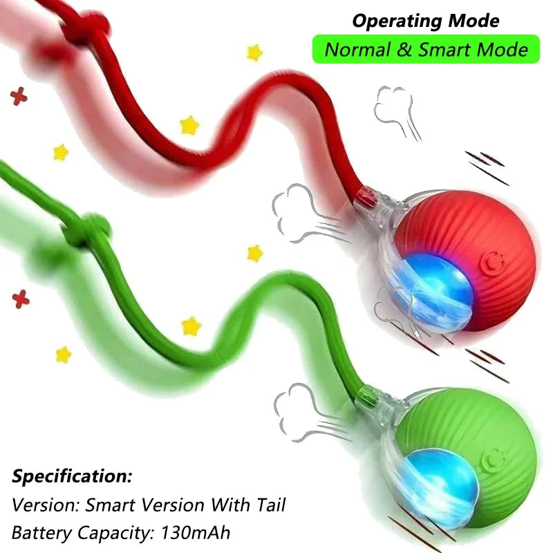 Rechargeable Cat Interactive Ball Toy β Smart Rolling Mouse