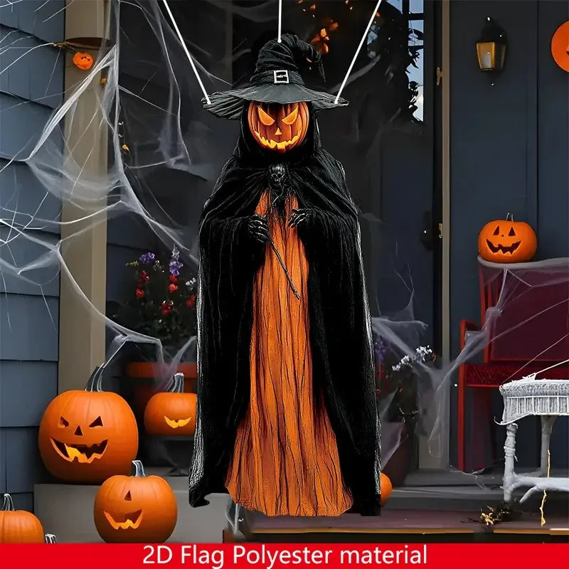 2D Evil Pumpkin Man – Halloween Horror Prop