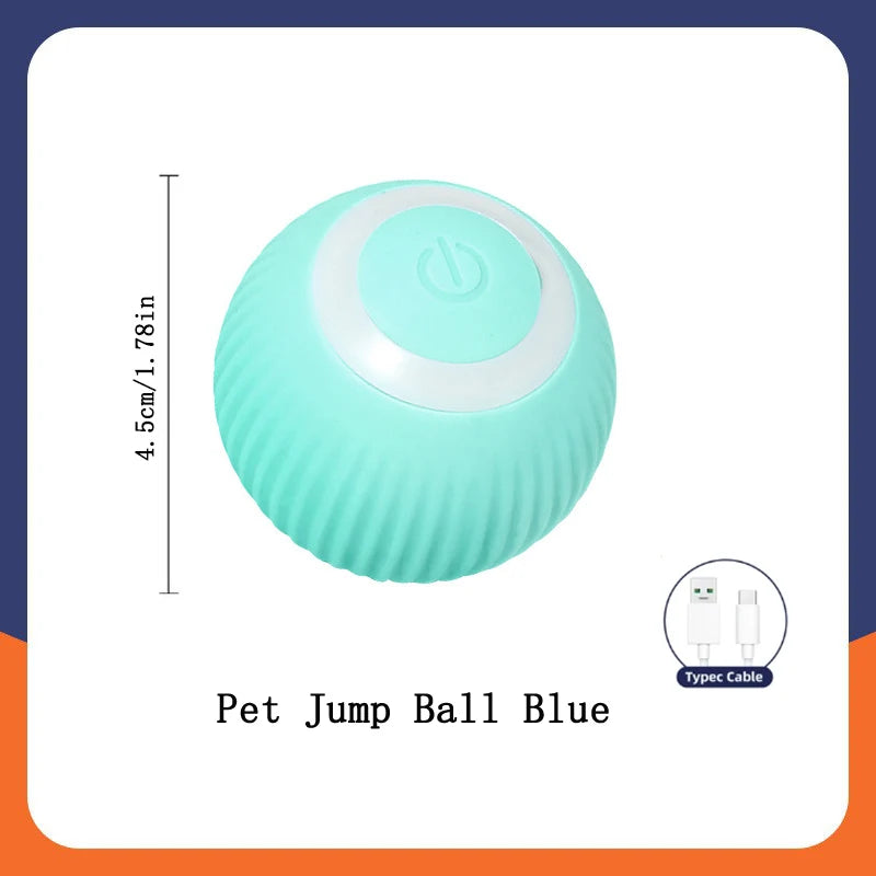 Smart Interactive Pet Toy Ball – USB Rechargeable & Bouncing