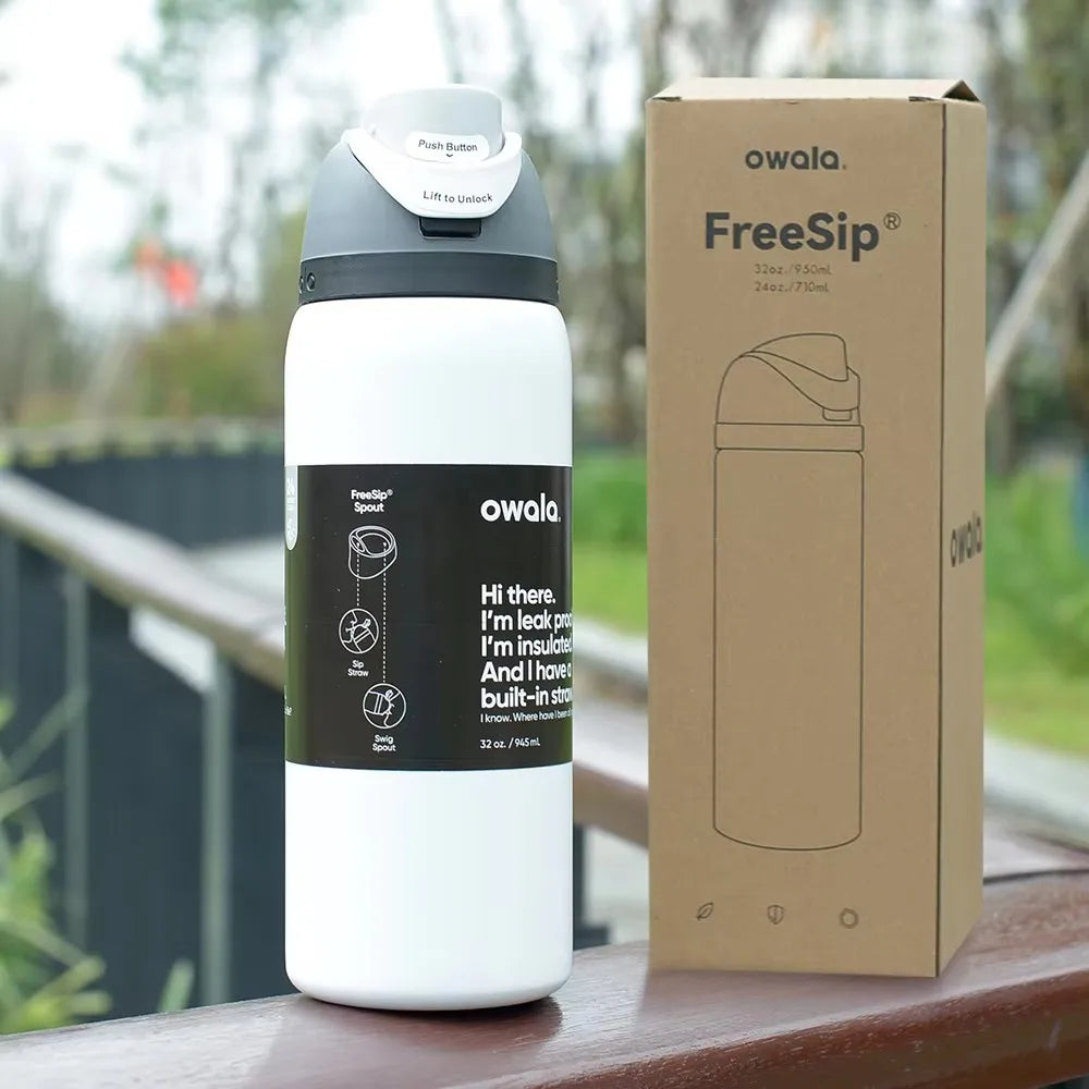 Owala Stainless Steel Insulated Water Bottle – 24oz/32oz