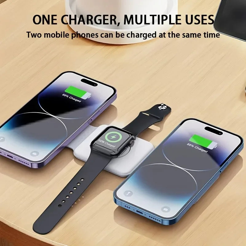 3-in-1 Magnetic Wireless Charger Stand