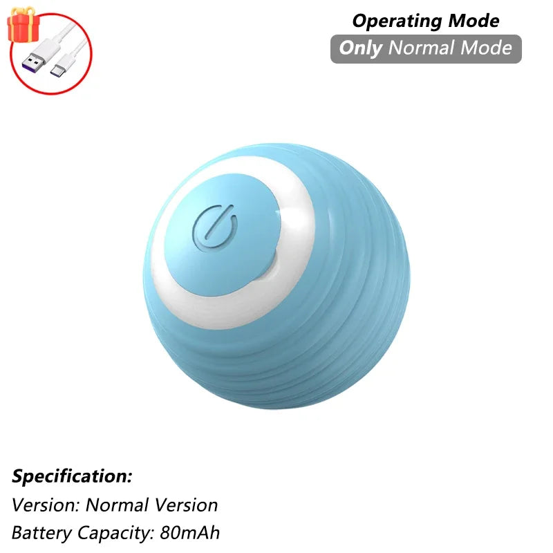 Rechargeable Cat Interactive Ball Toy β Smart Rolling Mouse