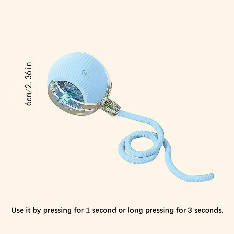 Smart Interactive Pet Toy Ball – USB Rechargeable & Bouncing