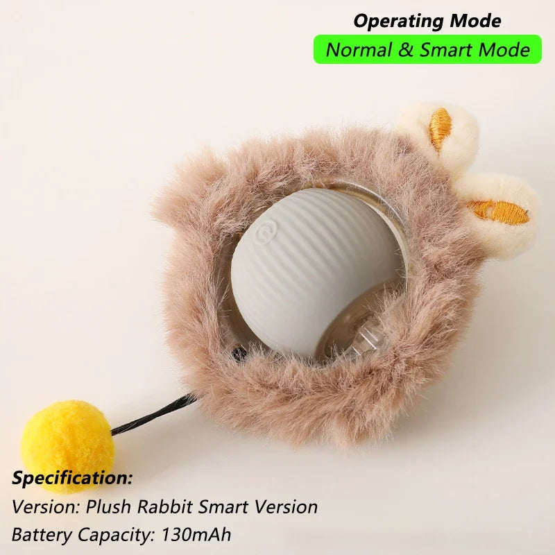 Rechargeable Cat Interactive Ball Toy β Smart Rolling Mouse