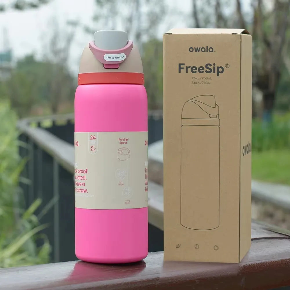 Owala Stainless Steel Insulated Water Bottle – 24oz/32oz