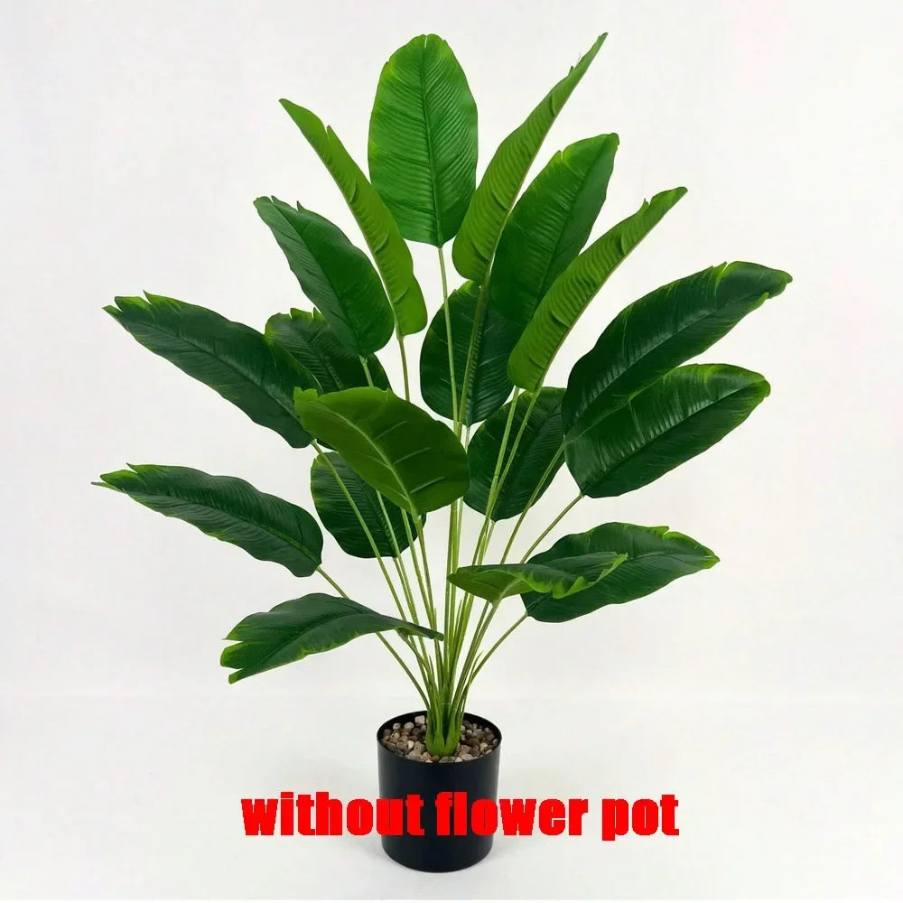 18-Leaf Artificial Palm Tree – Real Touch Banana Plant