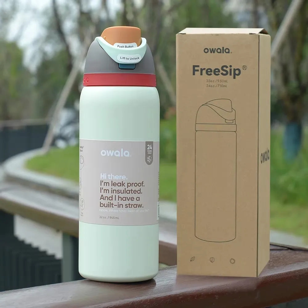 Owala Stainless Steel Insulated Water Bottle – 24oz/32oz