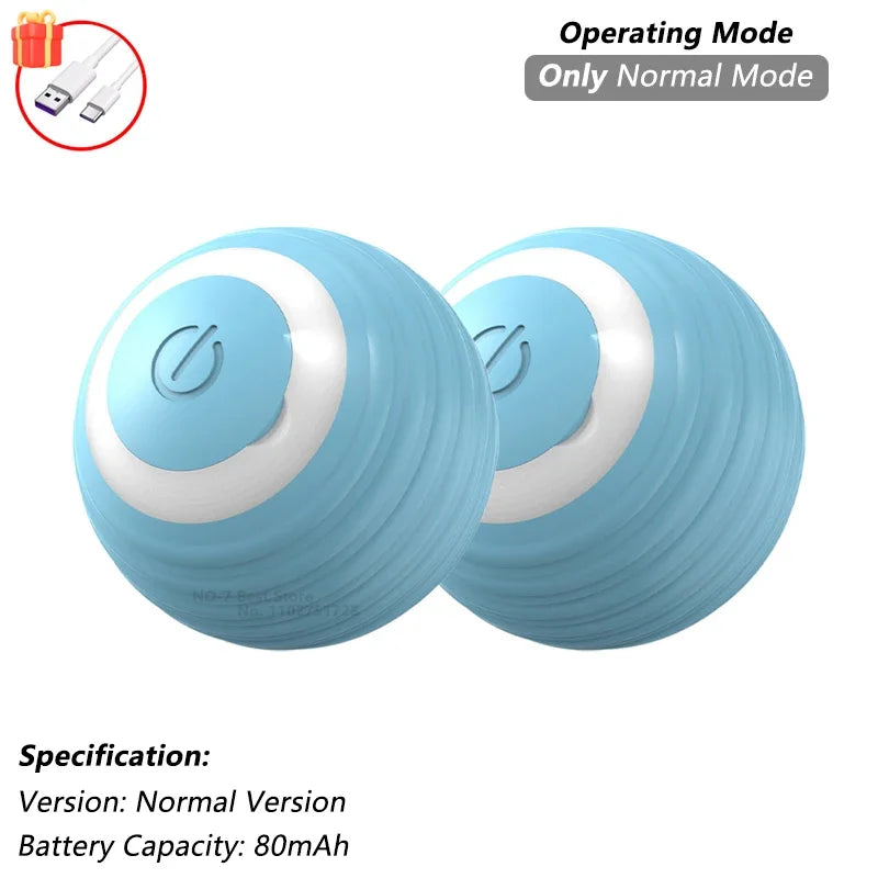 Rechargeable Cat Interactive Ball Toy β Smart Rolling Mouse