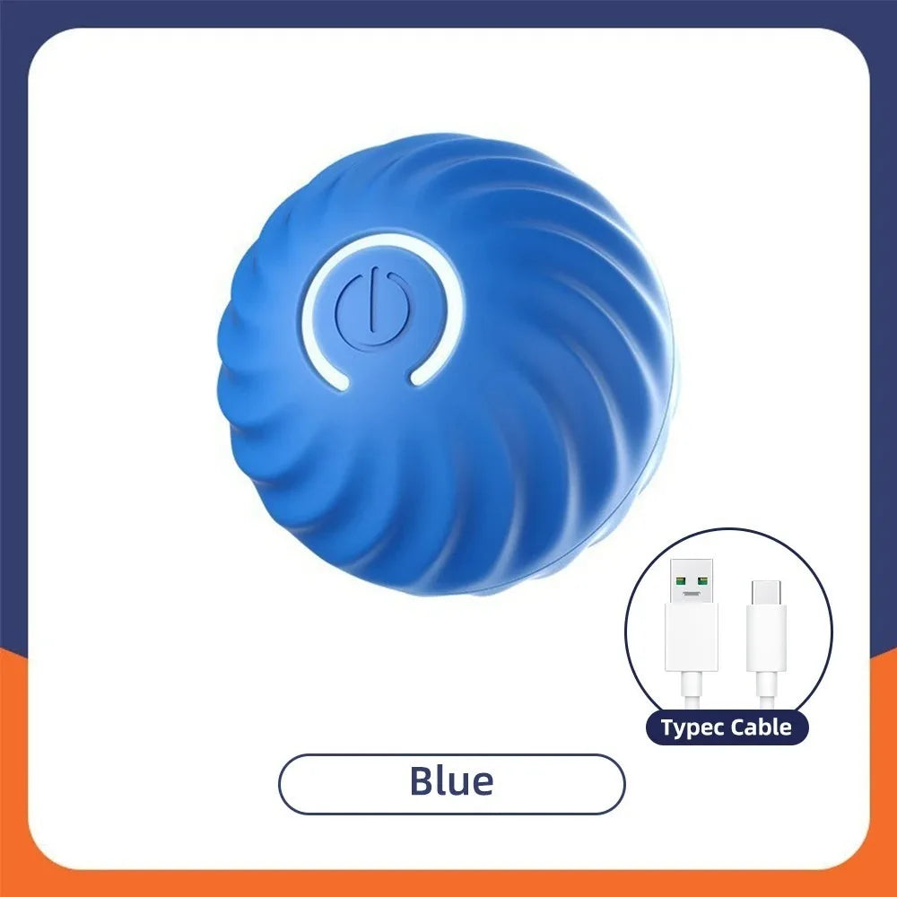 Smart Interactive Pet Toy Ball – USB Rechargeable with Lights