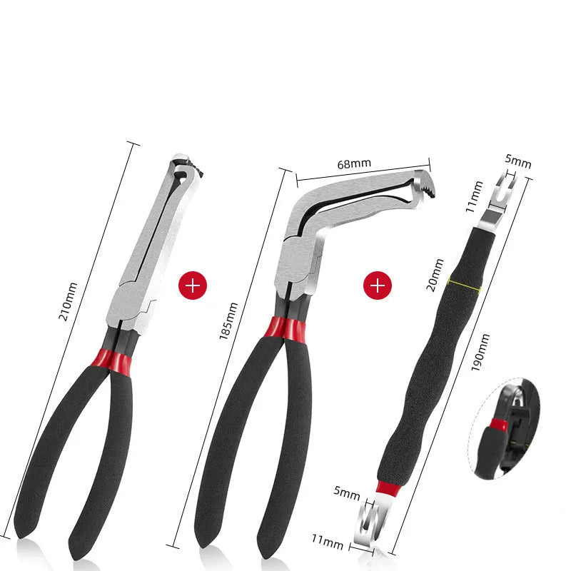 8" 60° Electrical Disconnect Pliers – Automotive Connector Tool