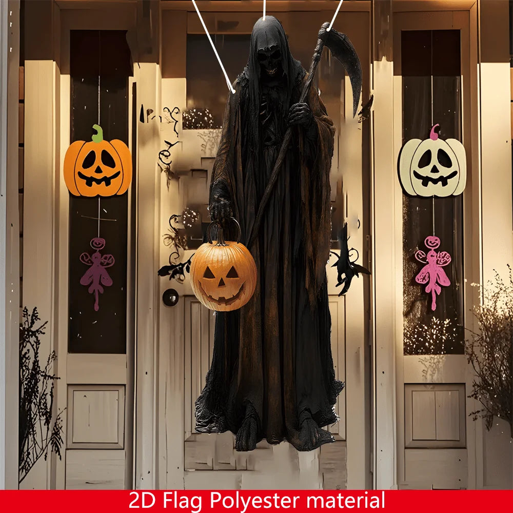 2D Evil Pumpkin Man – Halloween Horror Prop