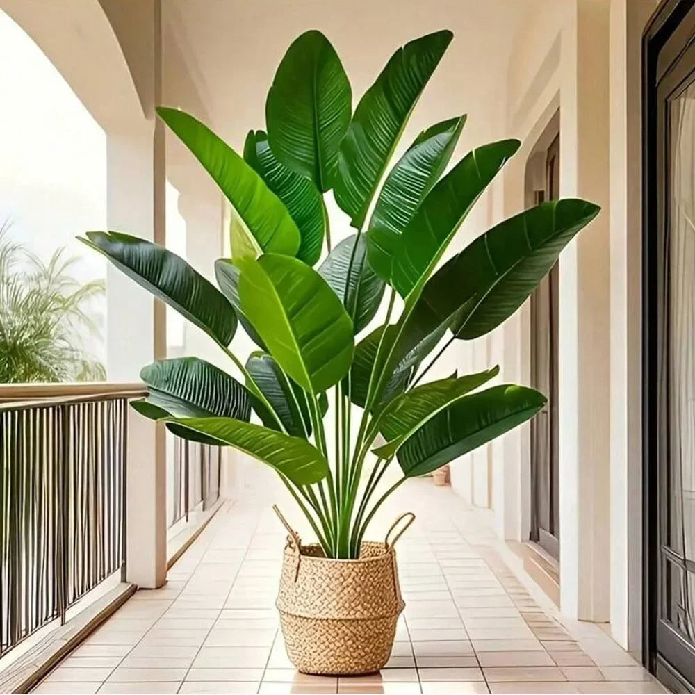 18-Leaf Artificial Palm Tree – Real Touch Banana Plant