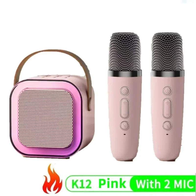 K12 Portable Karaoke Speaker (Bluetooth, Wireless Mic)