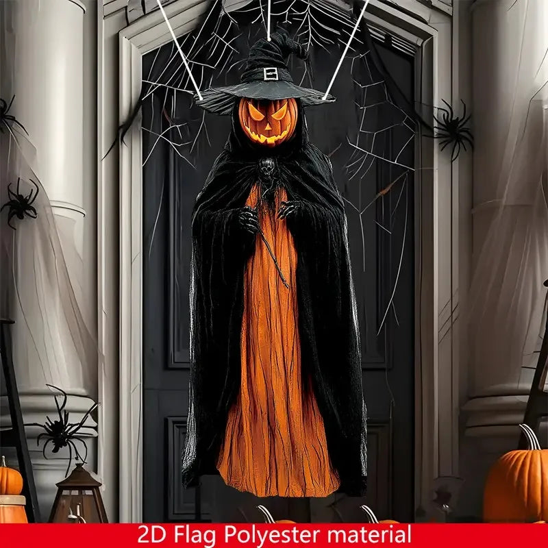 2D Evil Pumpkin Man – Halloween Horror Prop