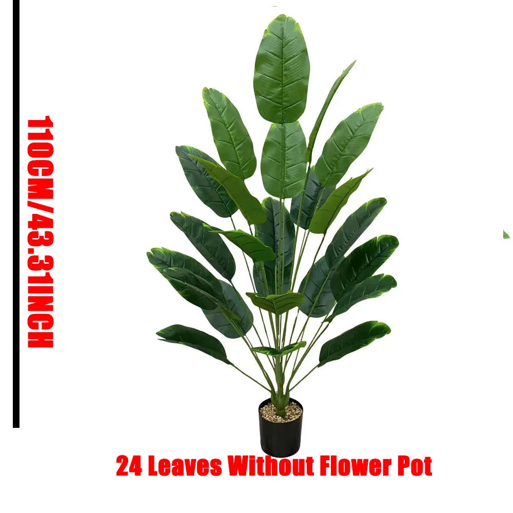 18-Leaf Artificial Palm Tree – Real Touch Banana Plant