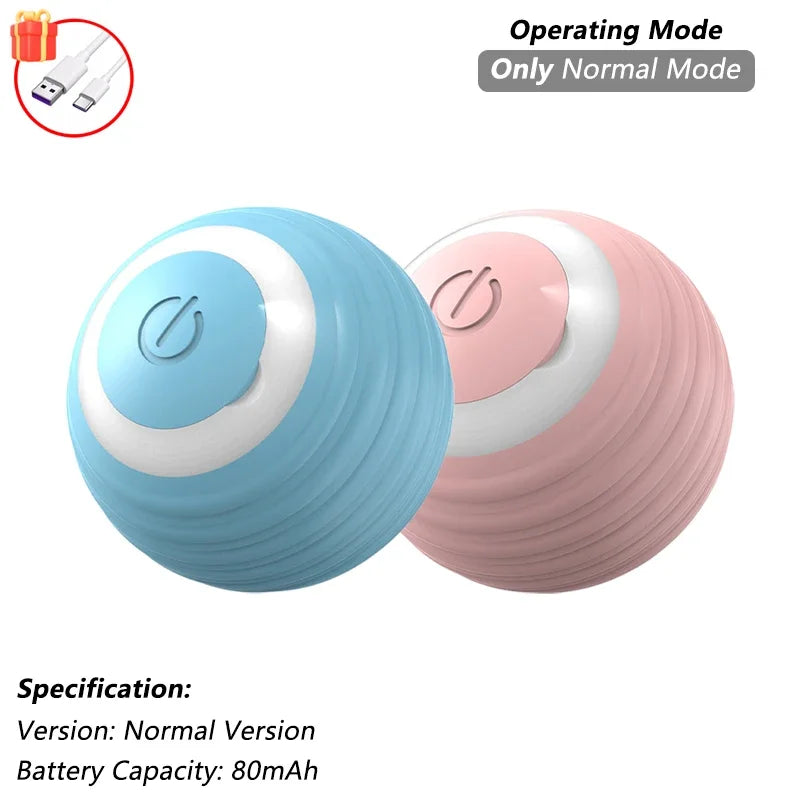 Rechargeable Cat Interactive Ball Toy β Smart Rolling Mouse