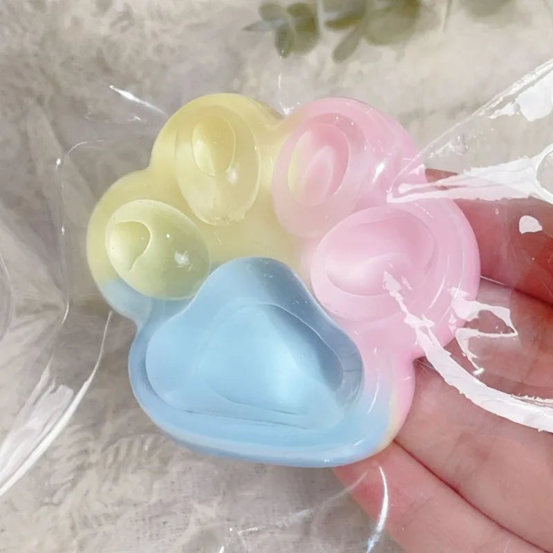 Rainbow Cat Claw Squishy Fidget Toy