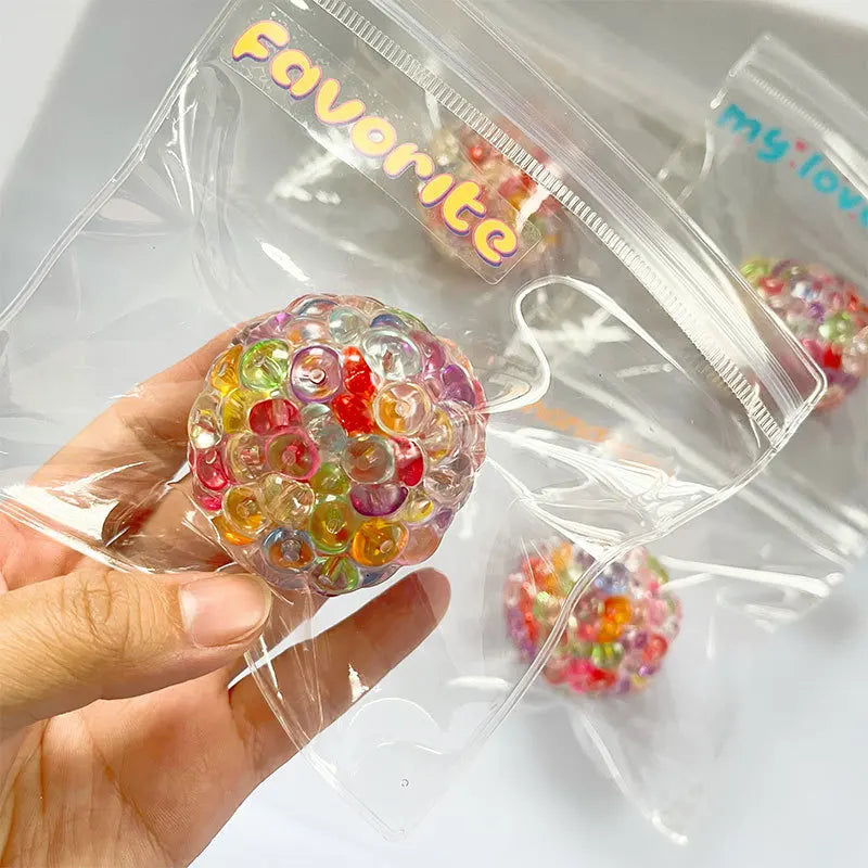 Squishy Stress Relief Ball – Ice Beads Fidget Toy