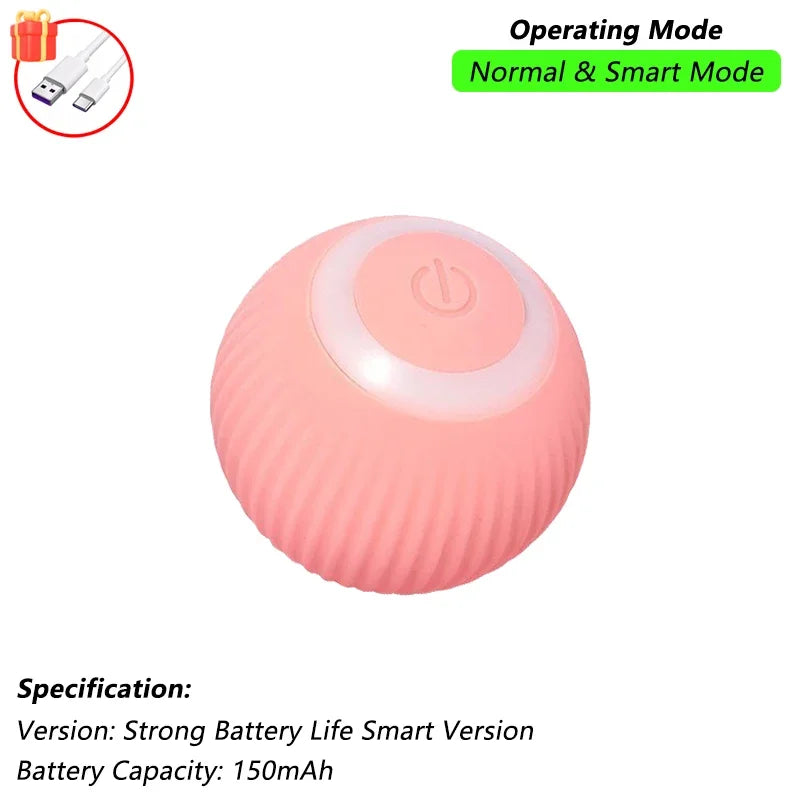 Rechargeable Cat Interactive Ball Toy β Smart Rolling Mouse