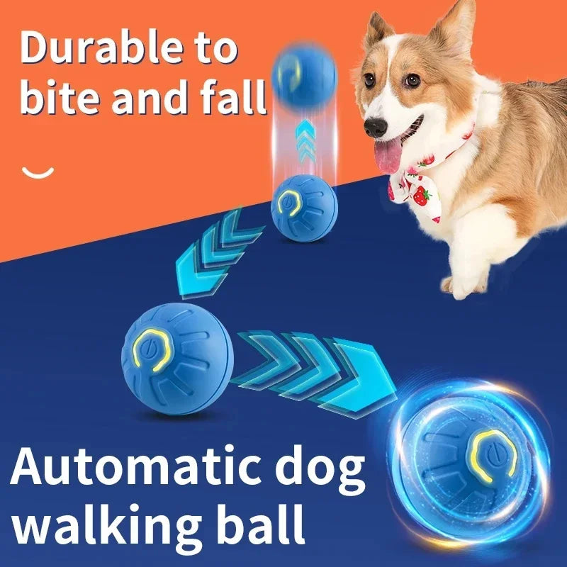 Smart Interactive Pet Toy Ball – USB Rechargeable & Bouncing