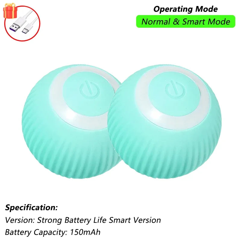 Rechargeable Cat Interactive Ball Toy β Smart Rolling Mouse