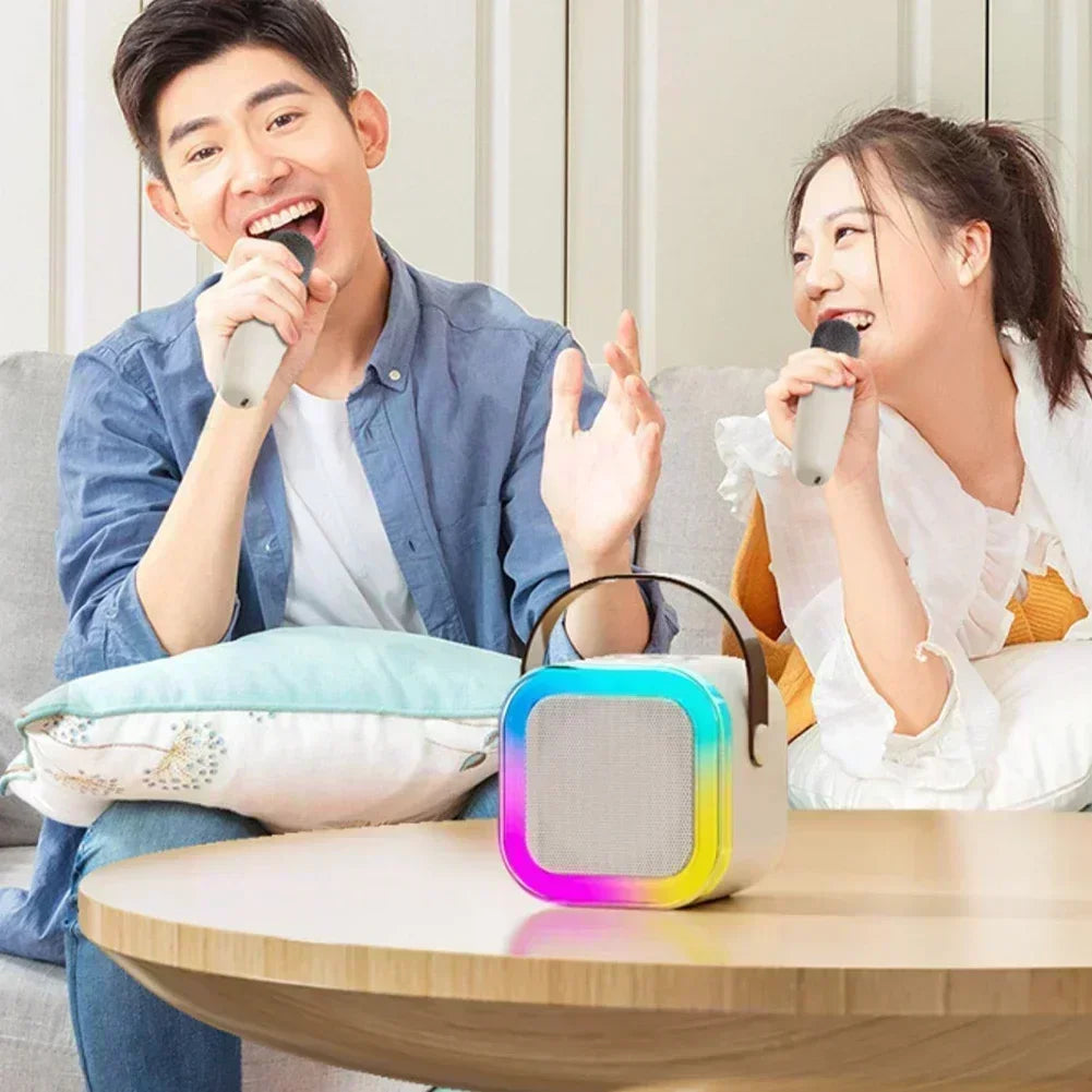 K12 Portable Karaoke Speaker (Bluetooth, Wireless Mic)