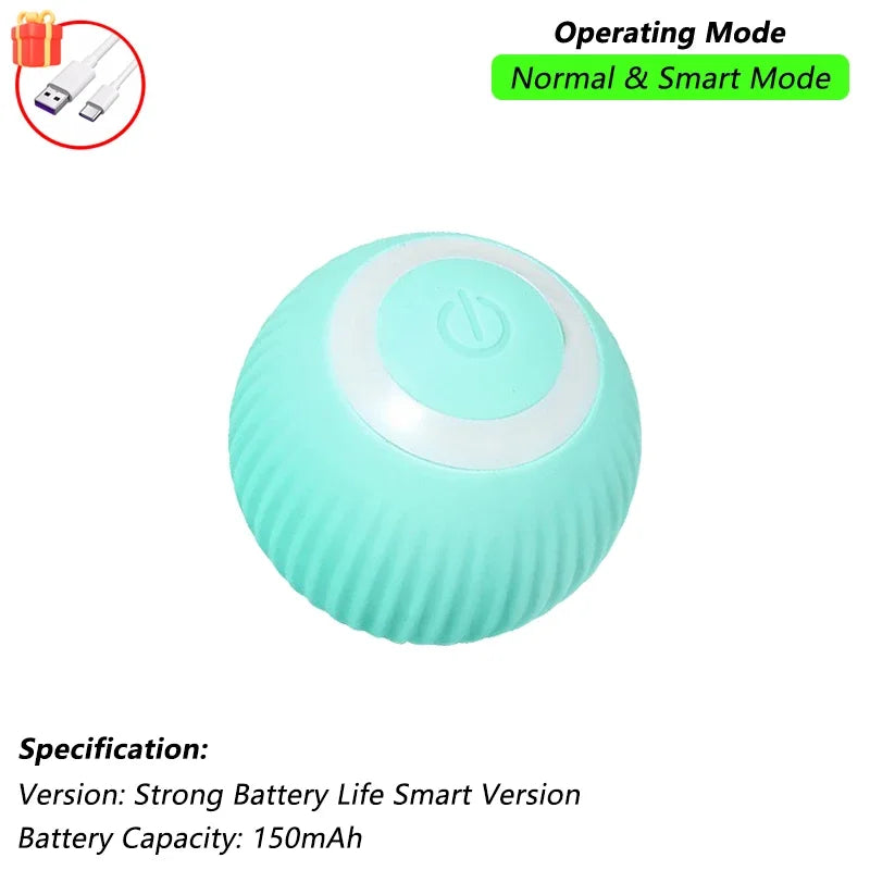 Rechargeable Cat Interactive Ball Toy β Smart Rolling Mouse