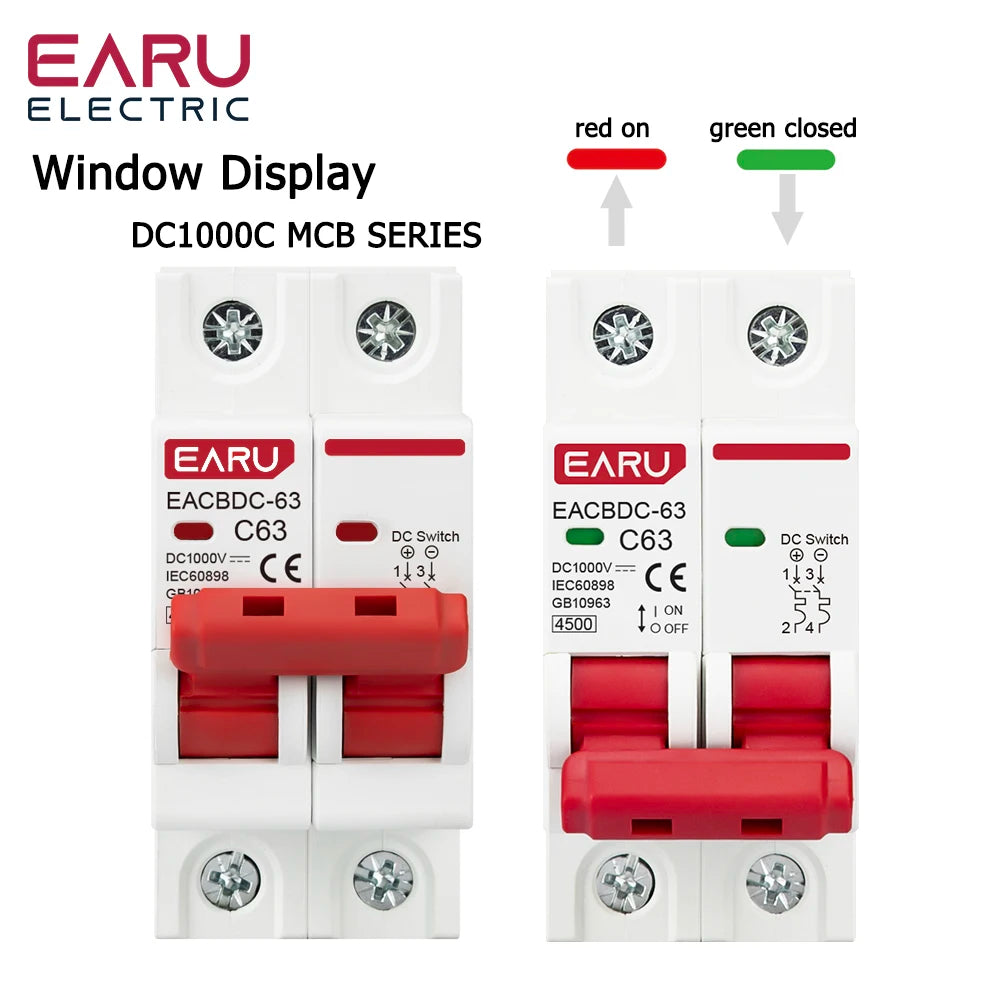 DC 1000V Mini Breaker for Solar Systems