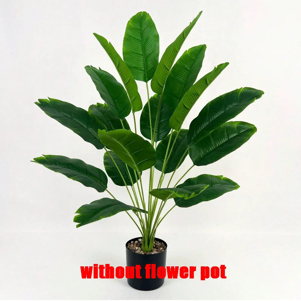 18-Leaf Artificial Palm Tree – Real Touch Banana Plant