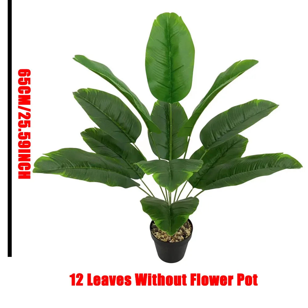 18-Leaf Artificial Palm Tree – Real Touch Banana Plant