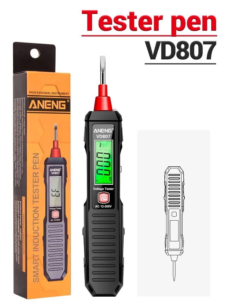 ANENG VD807 Non-Contact Voltage Test Pen (12–300V)