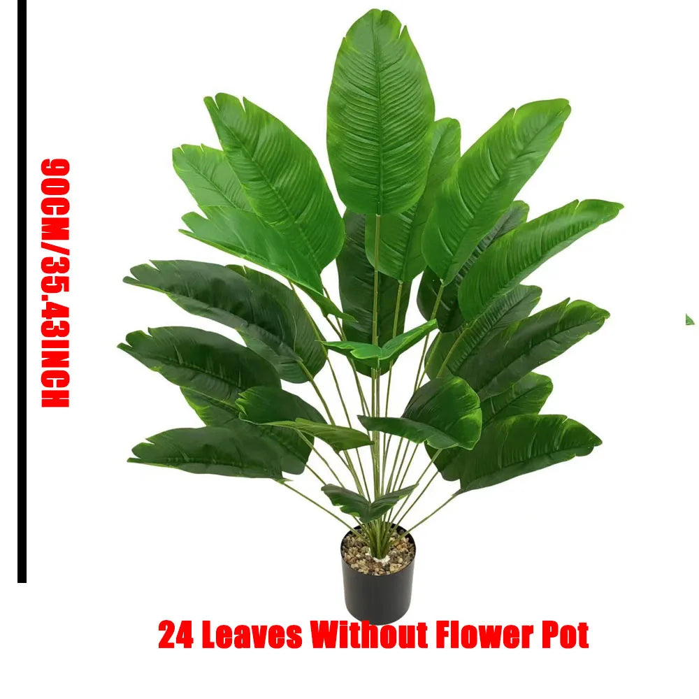 18-Leaf Artificial Palm Tree – Real Touch Banana Plant