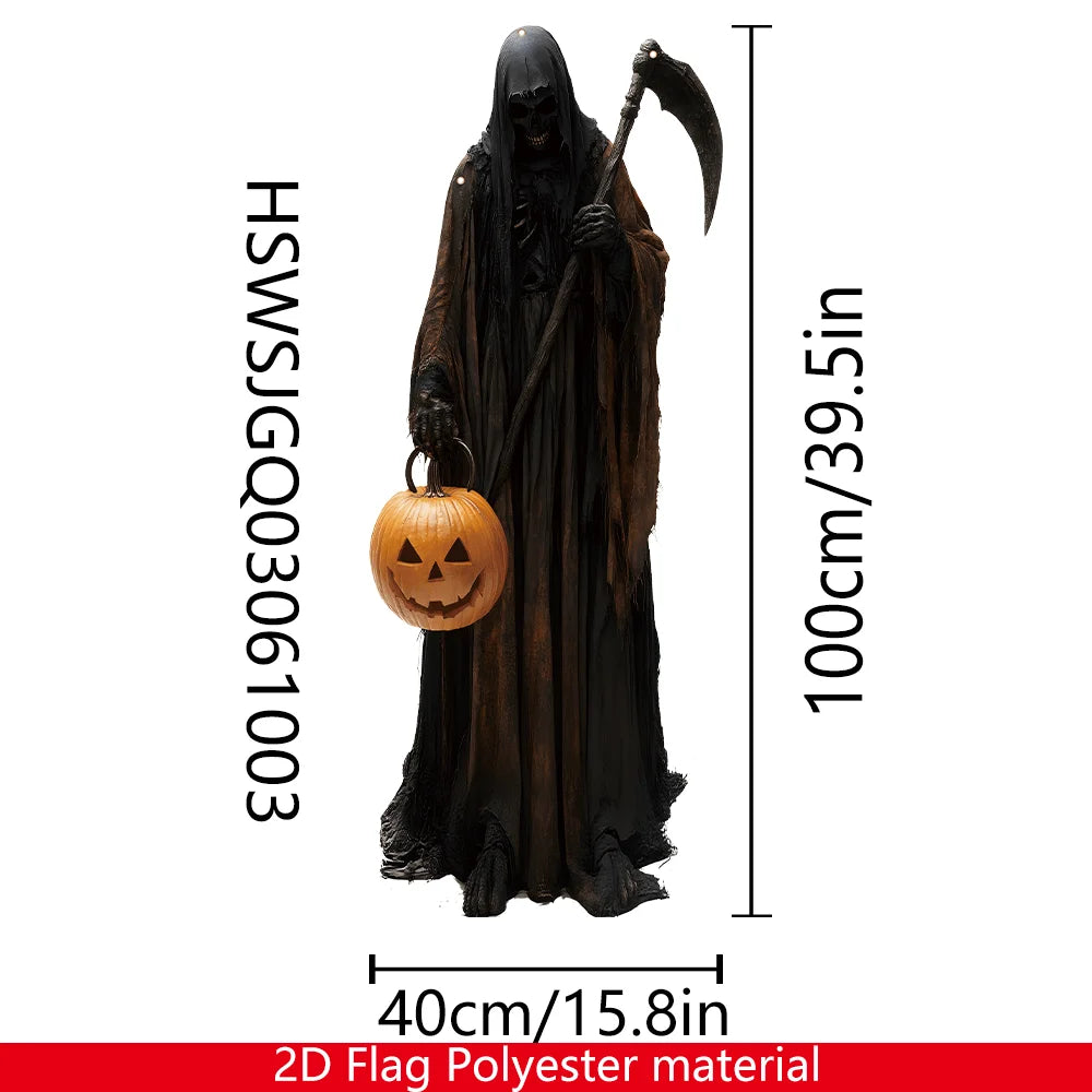 2D Evil Pumpkin Man – Halloween Horror Prop