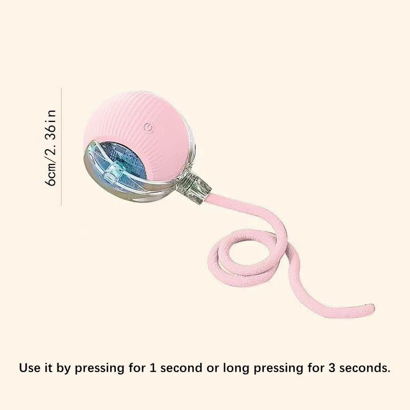 Smart Interactive Pet Toy Ball – USB Rechargeable & Bouncing