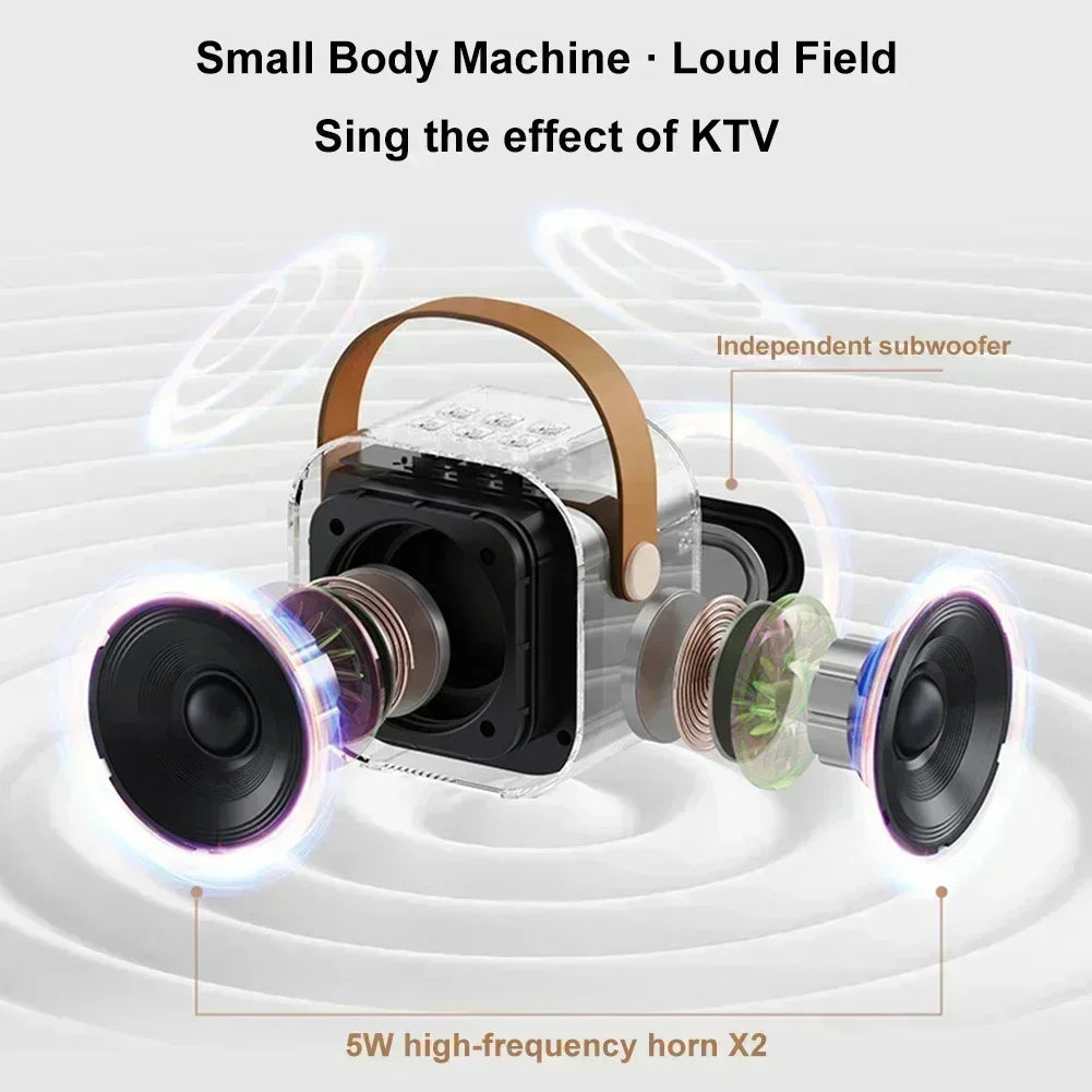 K12 Portable Karaoke Speaker (Bluetooth, Wireless Mic)