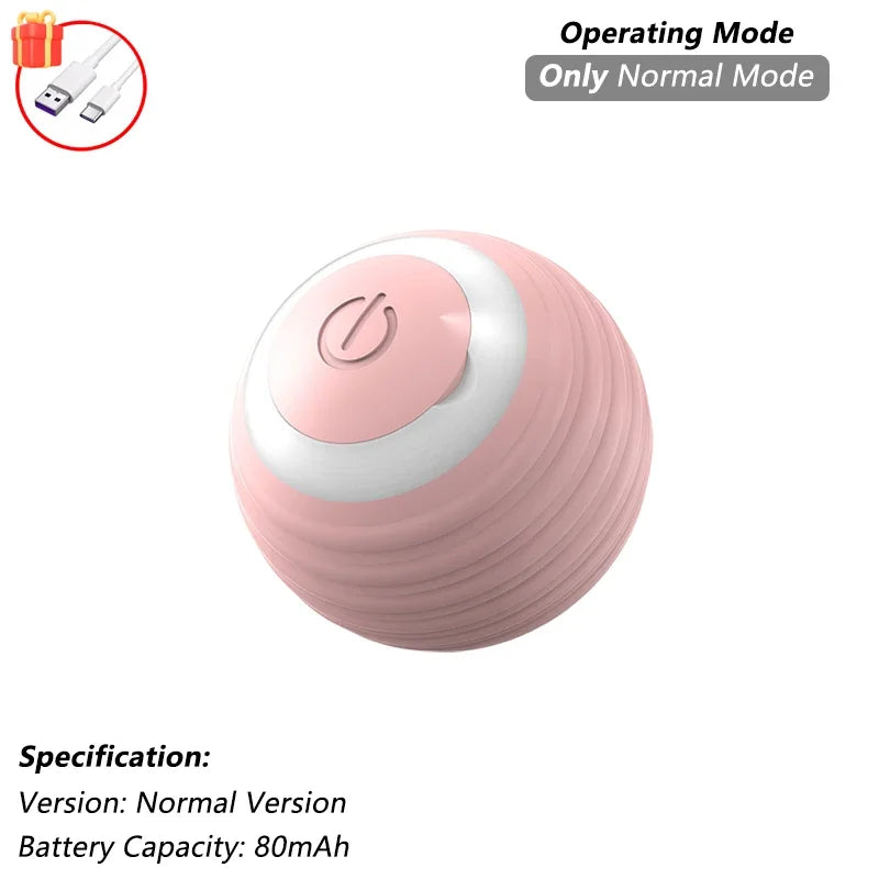 Rechargeable Cat Interactive Ball Toy β Smart Rolling Mouse
