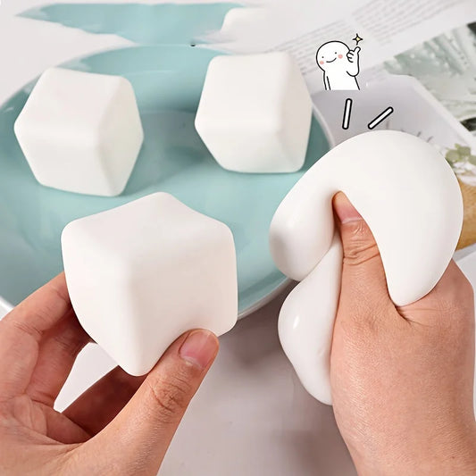 Squishy Tofu Stress Ball – Sensory Fidget Toy