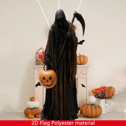 2D Evil Pumpkin Man – Halloween Horror Prop