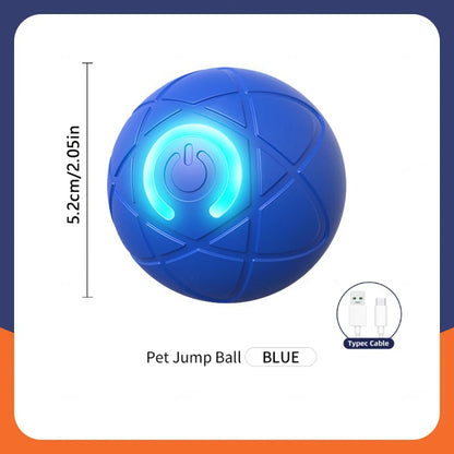 Smart Interactive Pet Toy Ball – USB Rechargeable & Bouncing