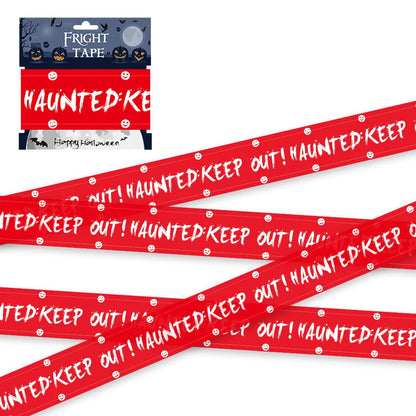 Halloween Skull Warning Tape Prop