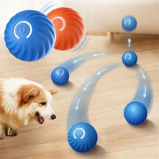 Smart Interactive Pet Toy Ball – USB Rechargeable & Bouncing