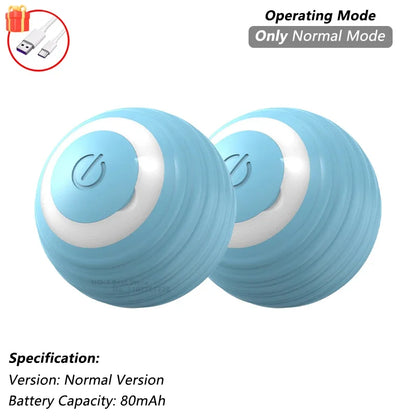 Rechargeable Cat Interactive Ball Toy – Smart Rolling Mouse