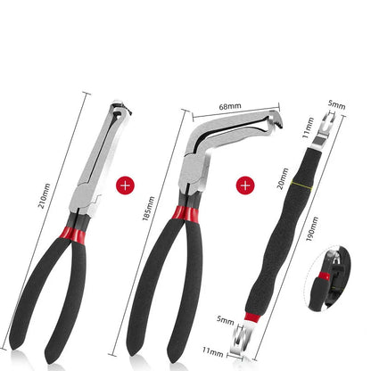 8" 60° Electrical Disconnect Pliers – Automotive Connector Tool