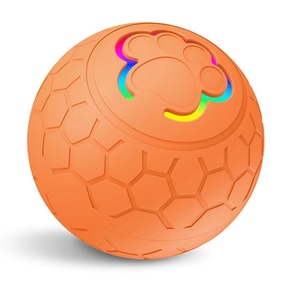 Smart Interactive Pet Toy Ball – USB Rechargeable with Lights