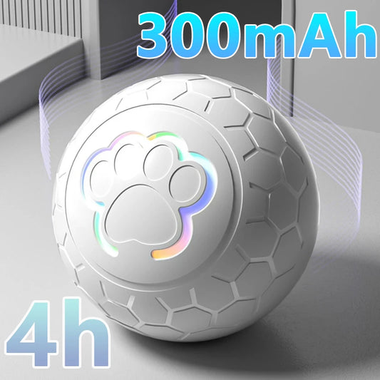 Smart Interactive Pet Toy Ball – USB Rechargeable with Lights