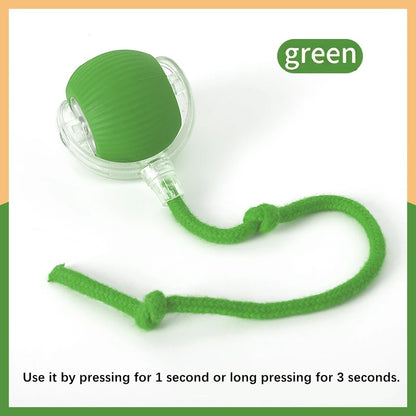 Smart Interactive Pet Toy Ball – USB Rechargeable & Bouncing
