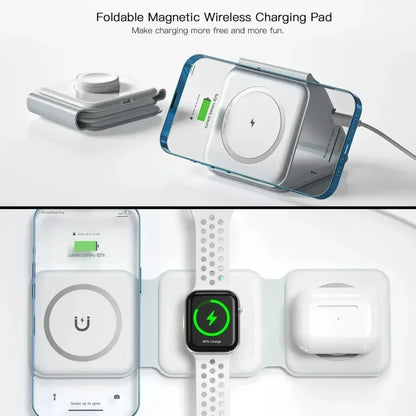 3-in-1 Magnetic Wireless Charger Stand